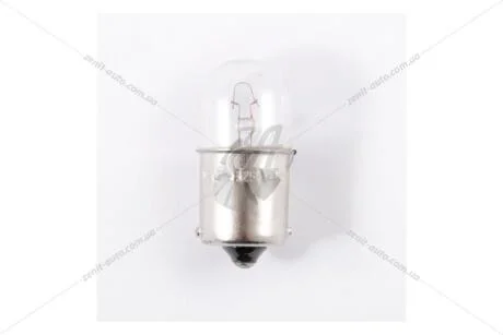 Лампа розжарювання 12V R5W BA15s (габарит) (1-конт) (кратно 10) Solar 1254