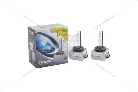 Лампа ксенонова D1S 5000K 85V 35W PK32d-2 (к-т 2шт) Solar 8115