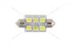Лампа светодиодная 12V C5W T11x39 SV8.5 (6SMD 50x50) белый (кратно 10) Solar LS253_P (фото 1)