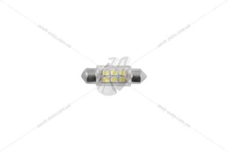 Лампа світлодіодна 12V C5W T11x36 SV8.5 (6SMD 35x28) білий (к-т 2шт) Solar LS275_B2