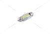 Лампа світлодіодна 12V C5W T11x36 SV8.5 (6SMD 57x30) CANBUS обманка білий (к-т 2шт) Solar SL1360 (фото 4)