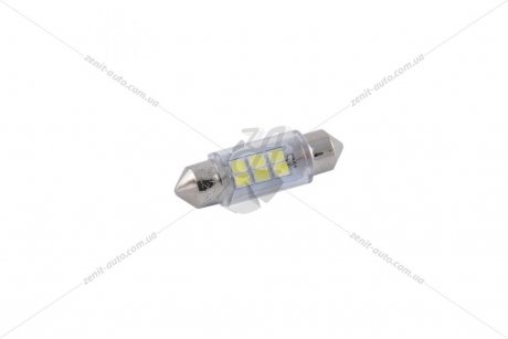 Лампа світлодіодна 24V C5W T11x36 SV8.5 (6SMD 28х35) білий (к-т 2шт) Solar SL2550