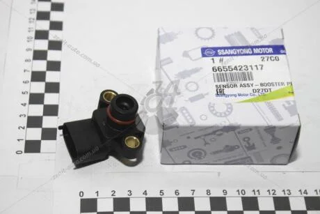 Датчик давления воздуха MAP Kyron (05-) D27 / Rexton (04-) D27 SsangYong SSANGYONG 6655423117