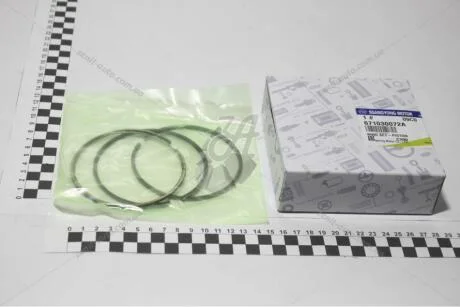 Кольца поршневые Actyon (06-) D20, D20R / Kyron (06-) D20, D27 / Korando C (10-) D20F STD 86.20mm (на 1 поршень) SsangYong SSANGYONG 671030072A