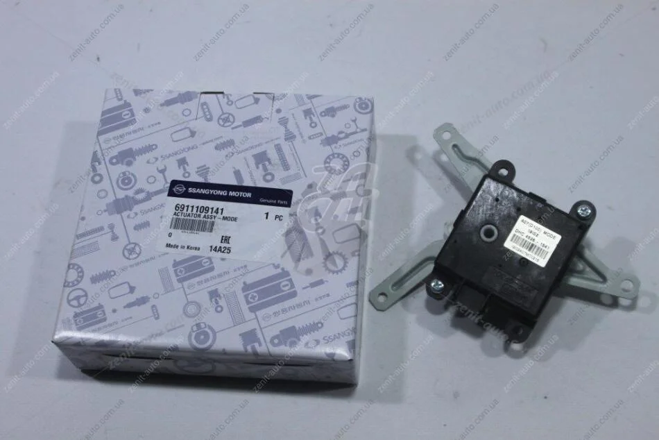 Актуатор заслонки отопителя (FATC) D20, E23 Actyon, Kyron (05-) SsangYong SSANGYONG '6911109141 (фото 1)