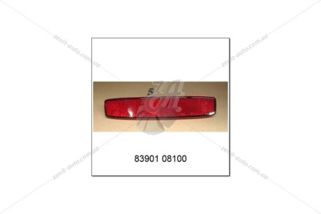 Світловідбивач бампера заднього лівий Kyron (-07) SSANGYONG '8390108100