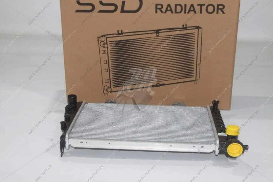 Радіатор охолодження 2107/2104-05 (універсальний) алюм (паяний) SSD '2107001DLB (фото 1)