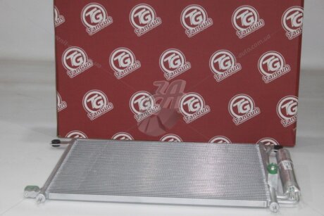 Радіатор кондиціонера Авео Т200/250 (05-09) з ресивером TANGUN 'P12206