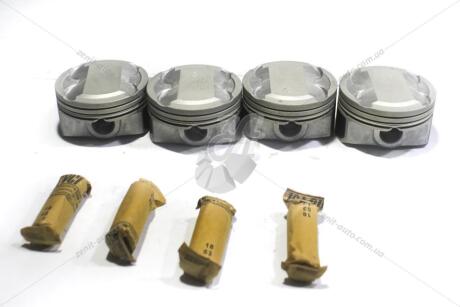 Поршень ДВЗ 0.5 (4шт.+пальцы) Hyundai Solaris (14-), KIA Rio (11-) (G4FA-II) 1.4 DOHC MPI TEIKIN 51159-050 (фото 1)
