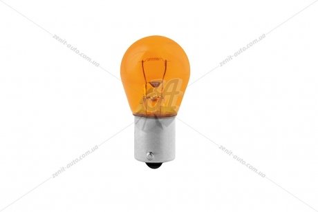 Лампа розжарювання 12V PY21W BAU15s AMBER (жовта) (1-конт)(смещ.цоколь) (кратно 10) TESLA B52301