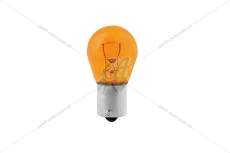 Лампа розжарювання 12V PY21W BAU15s AMBER (жовта) (1-конт)(смещ.цоколь) (кратно 10) Tesla TESLA B52301
