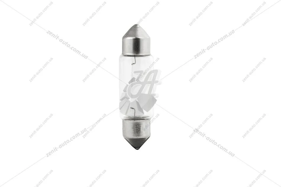 Лампа розжарювання 12V C5W T11x38 SV8,5-8 (38мм) (кратно 10) Tesla TESLA B85301 (фото 1)
