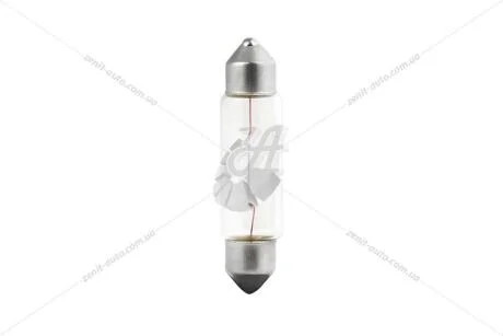 Лампа розжарювання 12V C10W T11x41 SV8,5-8 (41мм) (кратно 10) Tesla TESLA B86201