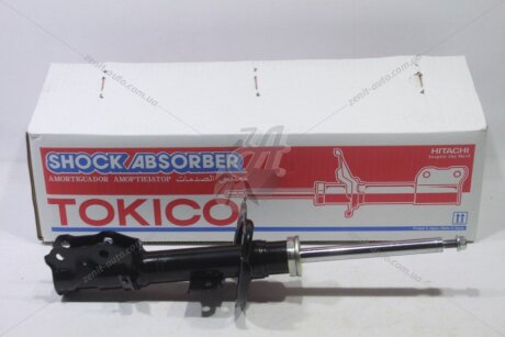 Амортизатор підвіски передній лівий газомасляний Ford Fiesta 10-/17- / Mazda 2/Demio 07- Tokico 'B2283