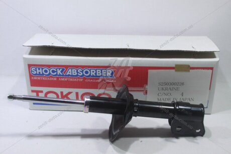 Амортизатор підвіски передній лівий газомасляний Subaru Forester 02- Tokico 'B2385