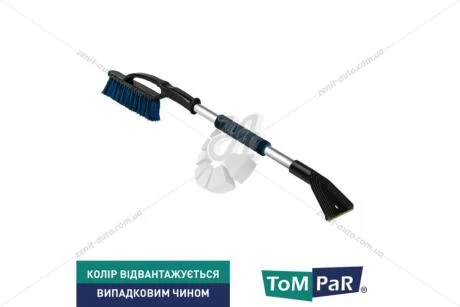 Щетка-скребок (снег + лед) с латунным лезвием NICE TOUCH NT 70 алюминий TomPar 'TP098659