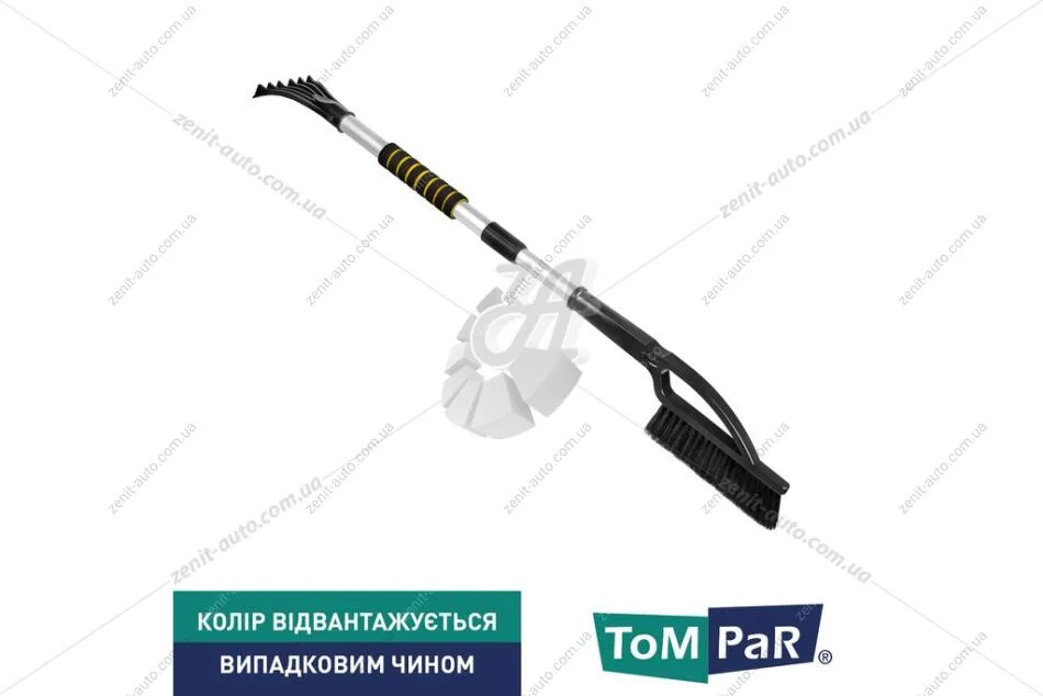 Щетка-скребок (снег + лед) NICE TOUCH SLIM телескоп 90-118 TomPar 'TP098734 (фото 1)