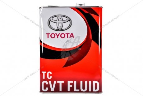 Масло трансмиссионное для вариатора CVT FLUID TC, 4л. TOYOTA '08886-02105
