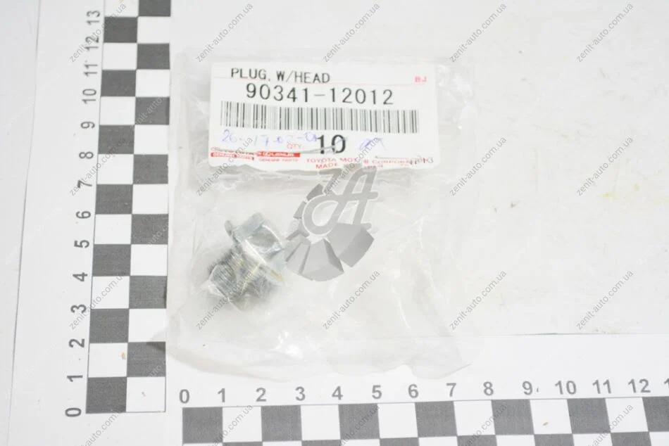 Пробка маслосливная ДВС Rav4 (12-, 18-) (90341-12012) TOYOTA 9034112012 (фото 1)