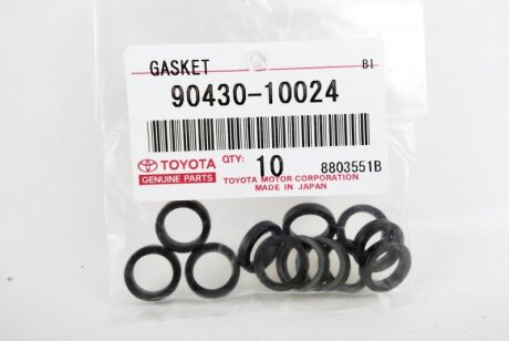Прокладка (O) масляної магістралі ГБЦ Camry (06-) 3.5i V6 (90430-10024) TOYOTA '9043010024