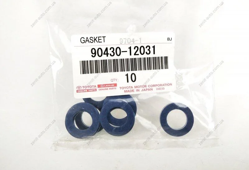 Прокладка маслосливной пробки ДВС Rav4 (12-, 18-) (90430-12031) TOYOTA 9043012031 (фото 1)