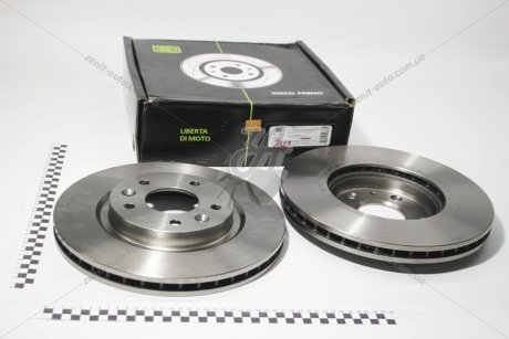 Диск тормозной передний (кратно 2) Nissan Qashqai (13-) d=296 Trialli DF 140216 (фото 1)