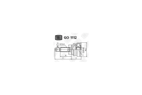 ШРКШ зовнішній Colt 1.3/1.5 (02-) (зов:25/вн:29) TRIALLI Trialli GO 1112