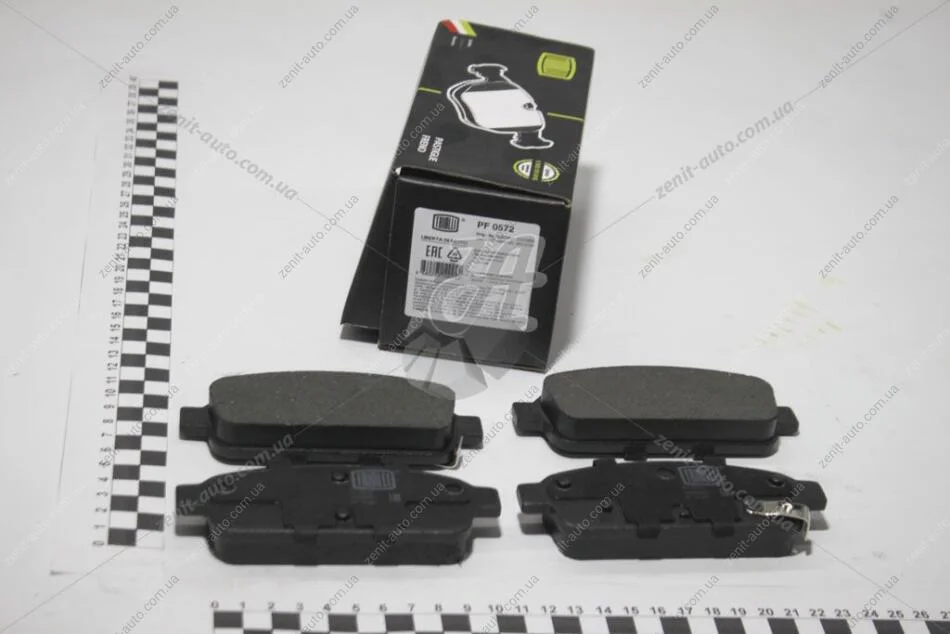 Колодки тормозные задн диск CHEVROLET CRUZE (09-) Trialli PF 0572 (фото 1)