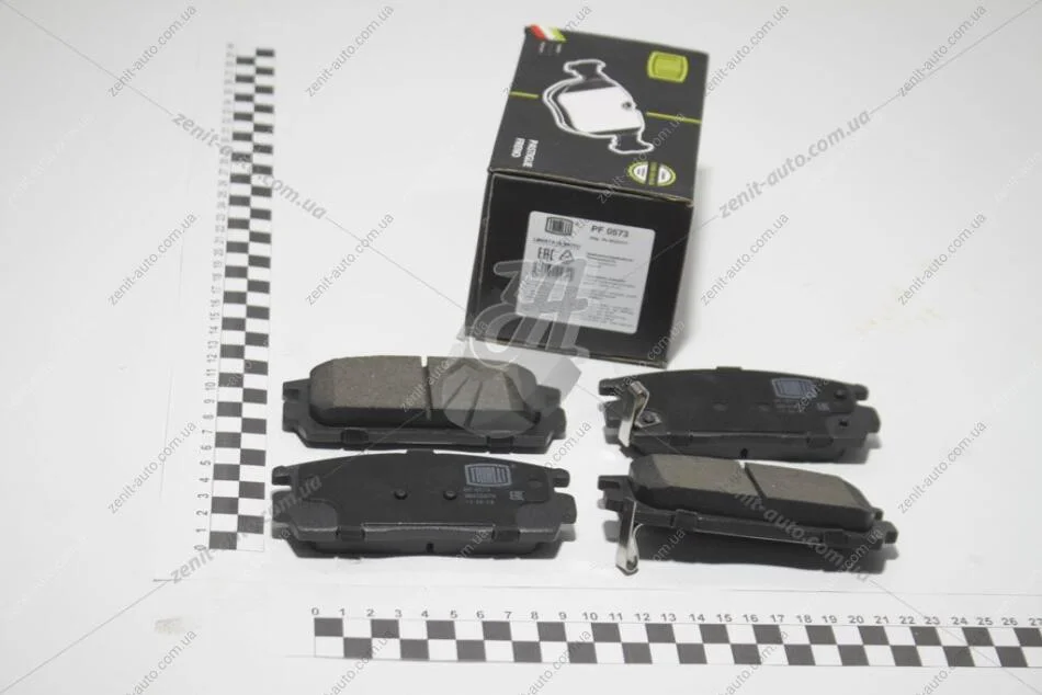 Колодки гальмівні задн диск Chevrolet Captiva (06-) Trialli PF 0573 (фото 1)
