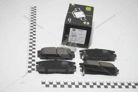Колодки тормозные задн диск Chevrolet Captiva (06-) Trialli PF 0573