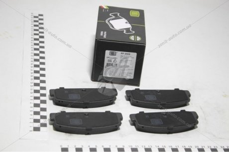 Колодки тормозные диск. зад. для а/м Mazda 6 (07-) Trialli PF 2504 (фото 1)