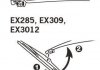 Щітка склоочисника каркасна задня 300мм ExactFit Rear Hyundai I-10 (EX3012B) Trico EX3012 (фото 4)