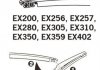 Щетка стеклоочистителя каркасная задняя 300мм ExactFit Rear Hyundai I-20, Mazda 5,6, Ssangyong Kyron (EX305B) Trico EX305 (фото 4)