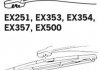 Щетка стеклоочистителя каркасная задняя 350мм ExactFit Rear Citroen Berlingo, Peugeot 206, 207, Partner (EX354B) Trico EX354 (фото 4)