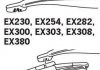 Щетка стеклоочистителя каркасная задняя 380мм ExactFit Rear Volvo V40, V70, XC70, XC90 (EX380B) Trico EX380 (фото 3)