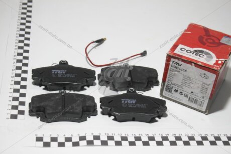 Колодки тормозные дисковые передние Renault Logan, MCV, Sandero, Megane I TRW GDB1465 (фото 1)