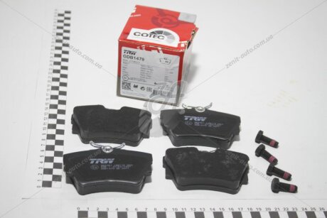 Колодки тормозные дисковые задние Opel Vivaro(A) (B)/Renault Trafic II, III/Nissan Primastar TRW GDB1479 (фото 1)