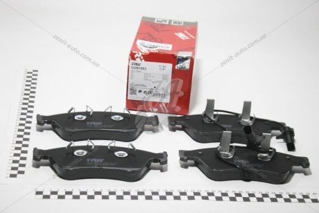 Колодки тормозные дисковые передние (с датчиком износа) Audi A6 (04-), A8 (03-)/ VW Phaeton TRW GDB1553
