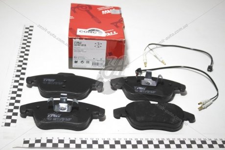 Колодки тормозные дисковые передние Citroen C5 (08-)/Peugeot 407 (04-), 508 (10-) TRW GDB1818 (фото 1)