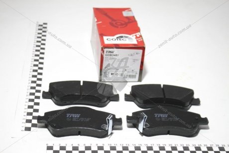 Колодки тормозные дисковые передние Toyota Corolla, Auris, Avensis 1.4, 1.6, 1.8, 2.0 (07-) TRW GDB3481
