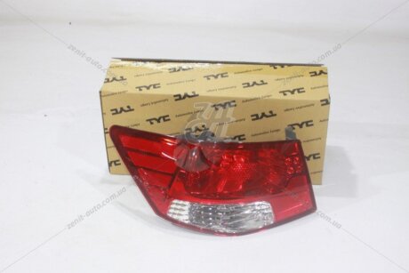 Ліхтар задній зовнішній лівий KIA Cerato (09-) (11-E332-05-2B) TYC '11E332052B