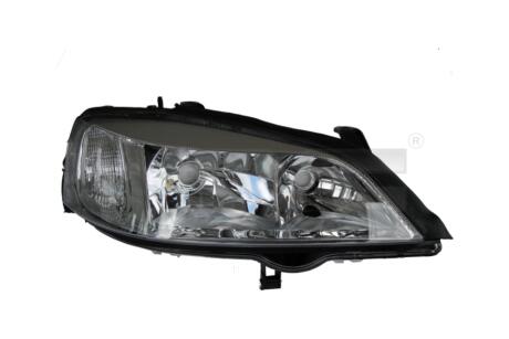 Фара левая Opel Astra G (98-) H7/HB3 хром (20-5488-08-2B) TYC '205488082B