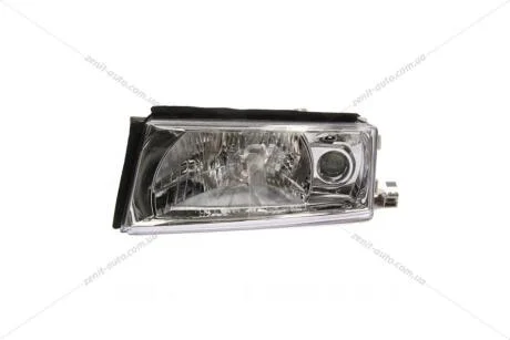 Фара левая с моторчиком Skoda Octavia (00-) H3/H4 с ПТФ (20-6232-05-2B) TYC '206232052B