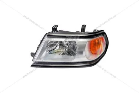 Фара левая Mitsubishi Pajero Sport (05-) H4 черная (20-B324-A5-6B) TYC '20B324A56B
