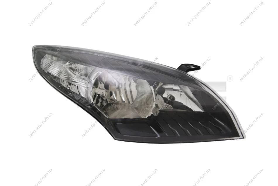Фара левая Renault Megane III (09-) H7/H7 черная (20-B876-A5-2B) TYC '20B876A52B (фото 1)