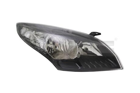 Фара левая Renault Megane III (09-) H7/H7 черная (20-B876-A5-2B) TYC '20B876A52B