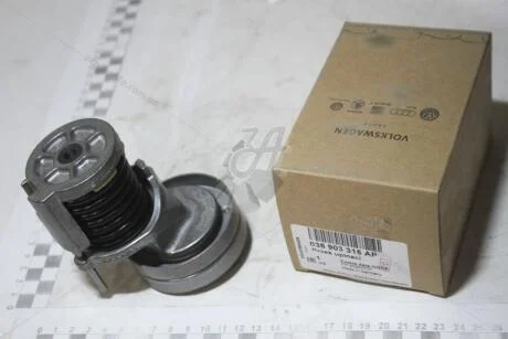 Натягувач ременя генератора VW T5-T6 2.0D (12-19), Amarok (13-), Polo 1.5D, 1.6D (15-)/Audi Q3 (12-18)/Skoda Fabia 1.2 (11-15) VAG 038903315AP