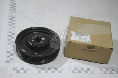 Шків ремінний колінвалу (демпферний) VW Caddy, Golf, Polo/Audi A1, A3/Seat Ateca, Leon, Ibiza 1.0 (16-) VAG 04C105243AA