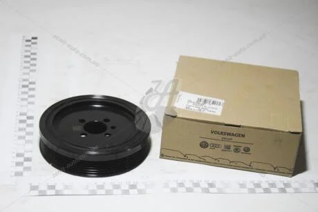 Шкiв ременний колінвалу VW Amarok, Golf, Passat, Tiguan/Audi A4, A6/Skoda Octavia, Kodiaq 2.0 D (13-) VAG 04L105243A