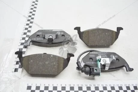 Колодки гальмівні перед (компл) VW Caddy (04-15), Golf (04-14)/Audi A3/Skoda Octavia (04-13), Yeti (10-18) VAG 1K0698151F